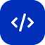 Ícone de código de programação