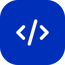 Ícone de código de programação